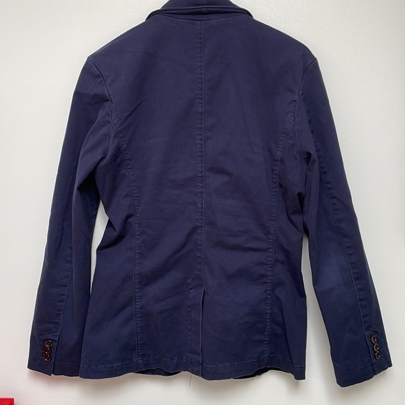 Goodfellow navy cotton blazer - Picture 3 of 6